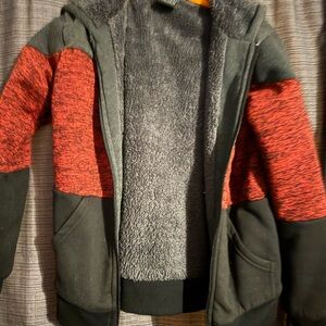 Seven7 Charcoal Fleece Jacket